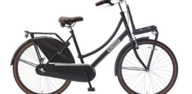 Popal Meisjesfiets 26inch transportfiets Daily Dutch Basic plus versnellingen 26 inch mat zwart