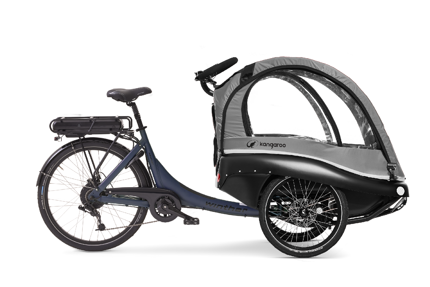 Winther_Bikes_Cargo_E-cargo_Luxe_Midnight_Blue_Grey_Shimano_STePS_Rside