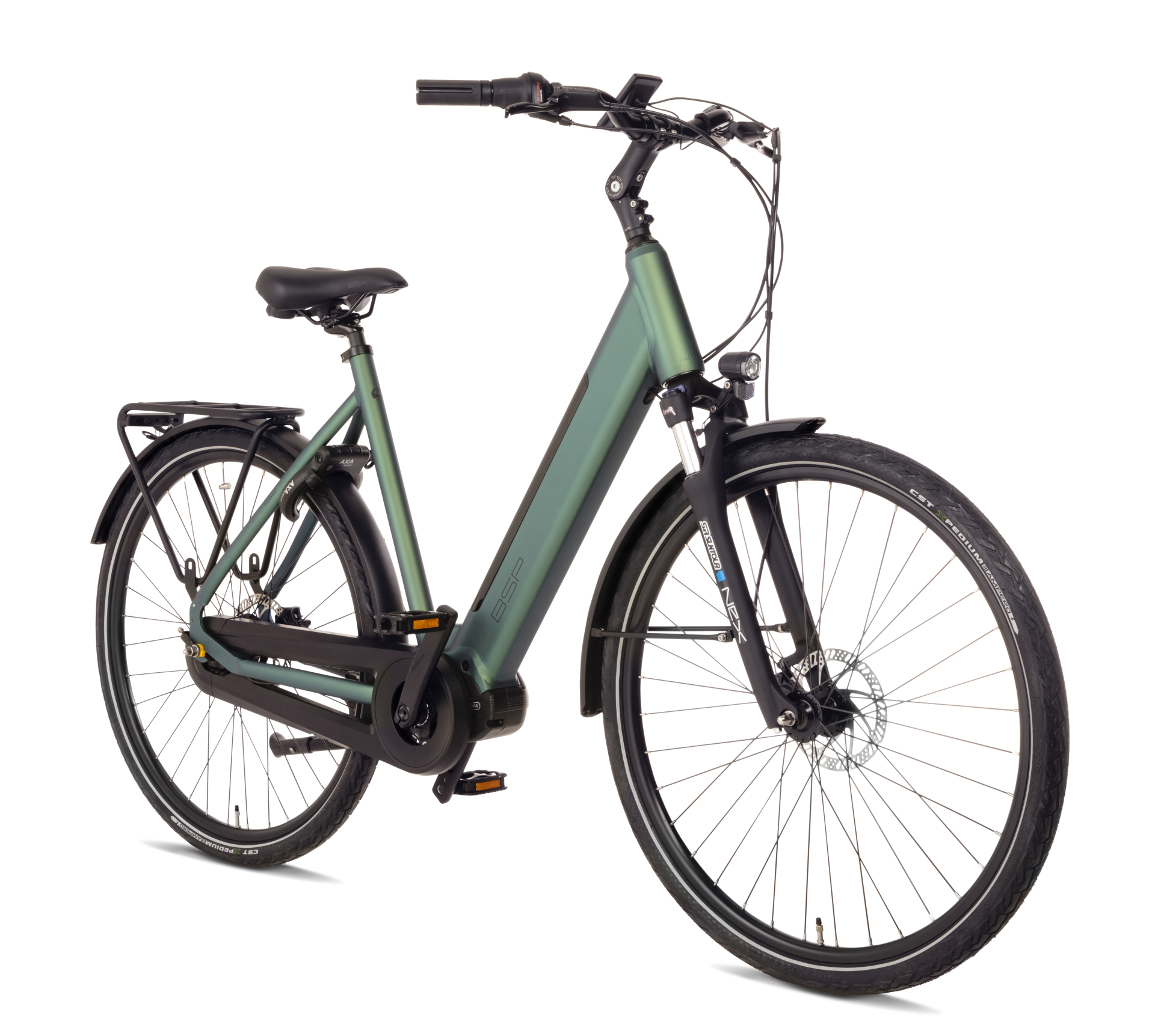 BSP TOPAZ_Elektrische fiets EMERALD-GREEN_zij BSP TOPAZ_Elektrische fiets EMERALD-GREEN_zij