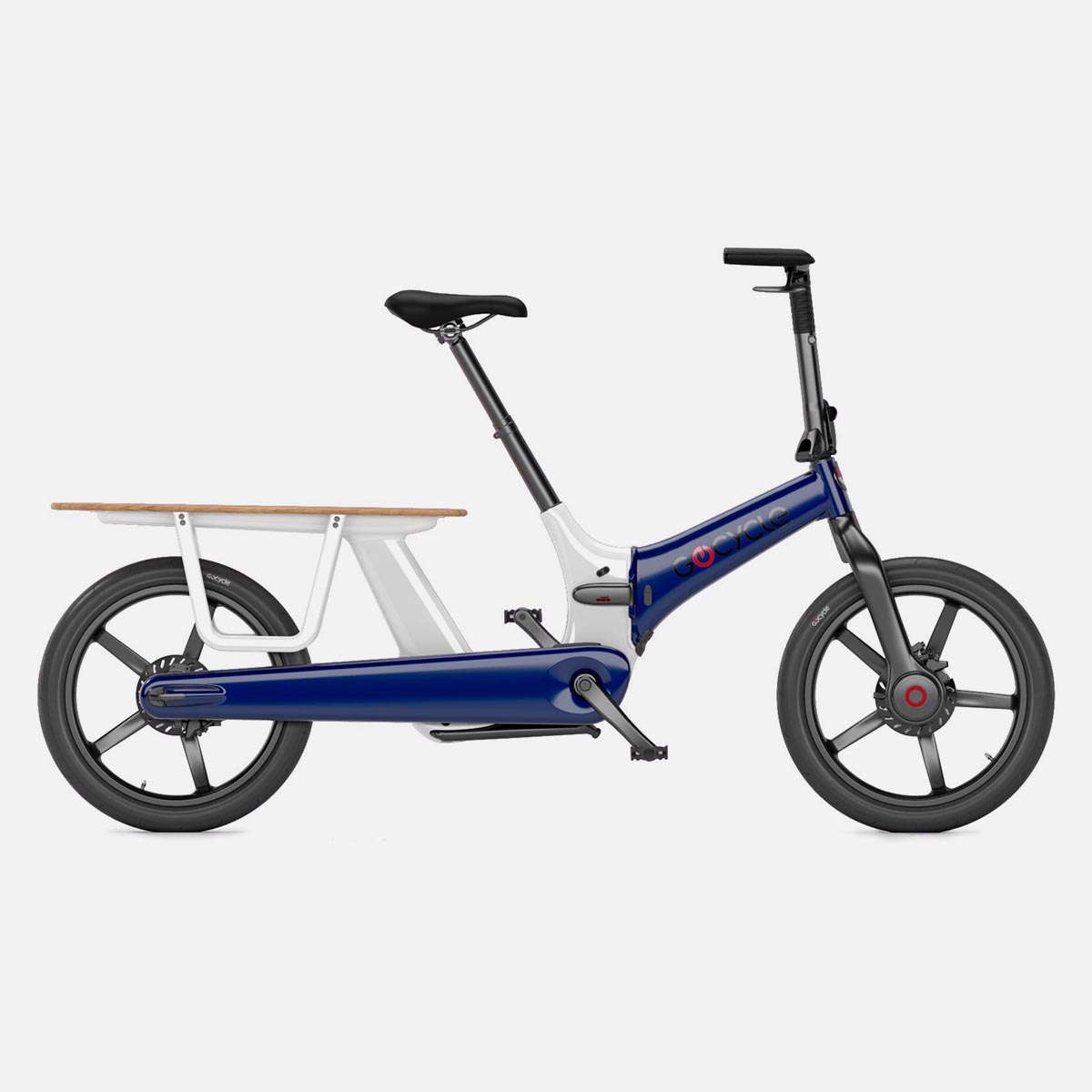 Gocycle CX+ Blue White Family Cargo Electric bike De Beste Vouwfietsen van 2024
