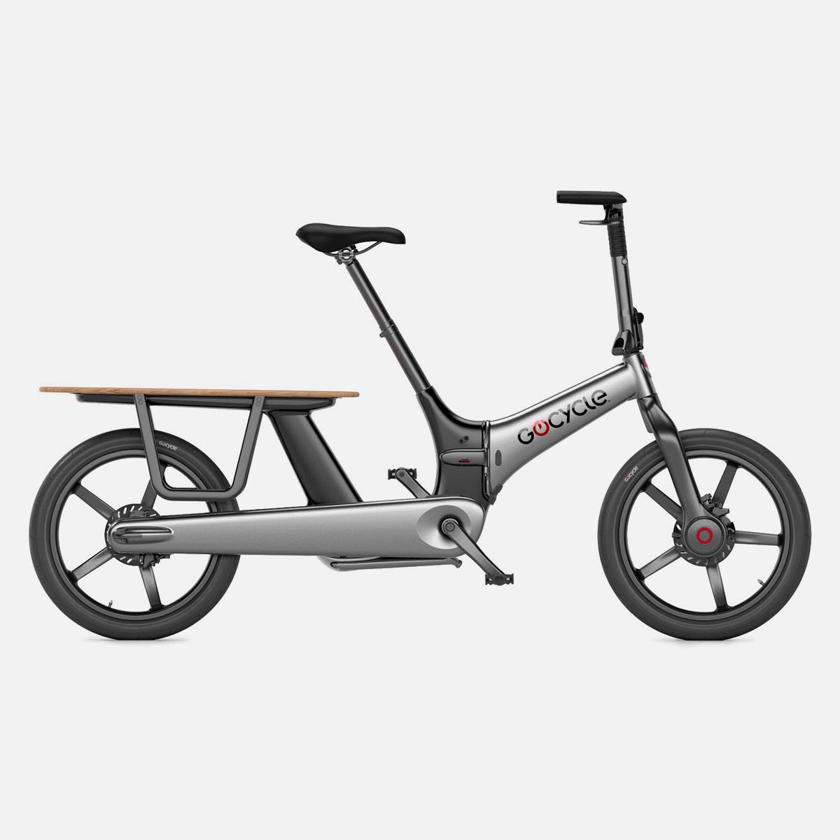 Gocycle CX+ Grey Black Family Cargo Elektrische vouwfiets Gocycle CX+ Grey Black Family Cargo Elektrische vouwfiets