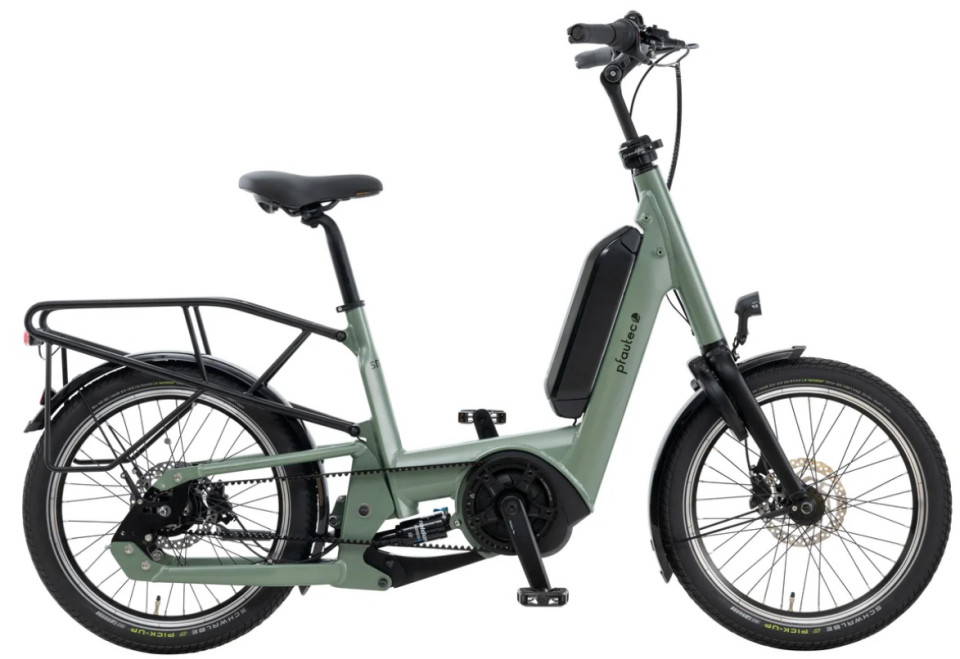 pfautec Smoo Groen Cargo Longtail fiets transportfiets elektrisch pfautec Smoo Groen Cargo Longtail fiets transportfiets elektrisch
