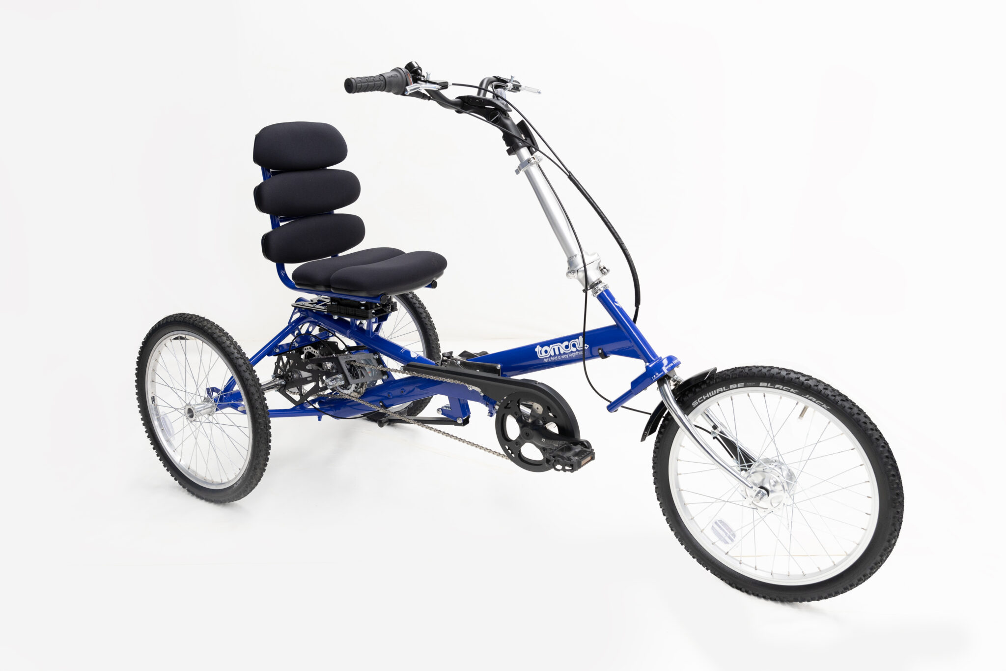 Tomcat Electric Flame Elektrische Driewieler fiets voet-aangedreven Tomcat Electric Flame Elektrische Driewieler fiets voet-aangedreven