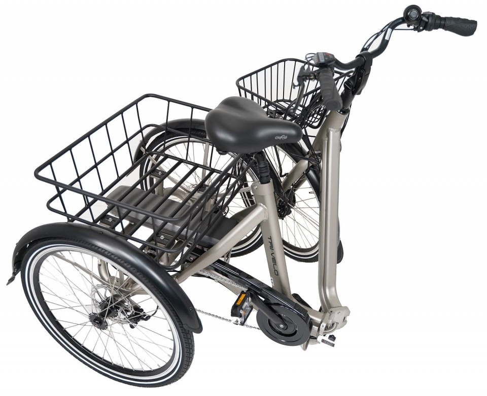 Qivelo-elektrische Driewieler fiets vouwfiets driewieler fiets