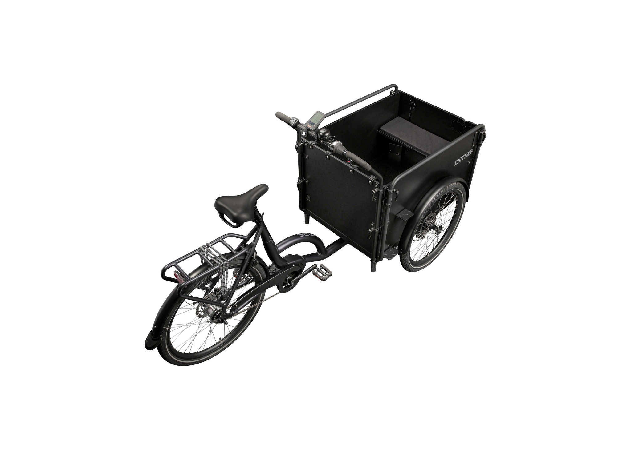 Bimas E-Cargo 3.3 elektrische bakfiets zwart middenmotor bafang zwart 3 Bimas E-Cargo 3.3 elektrische bakfiets zwart middenmotor bafang zwart 3